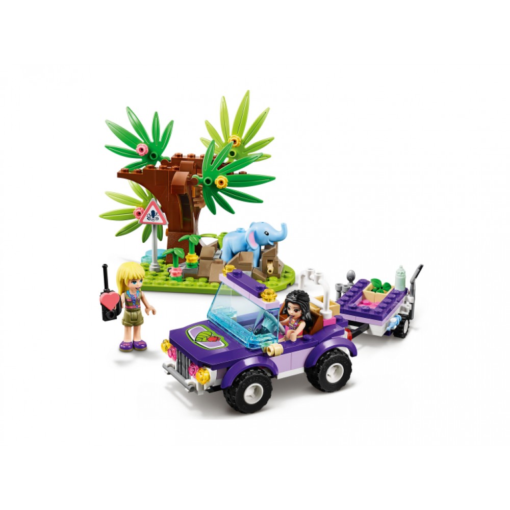 Конструктор LEGO Friends Джунгли: спасение слонёнка L-41421 - фото 5