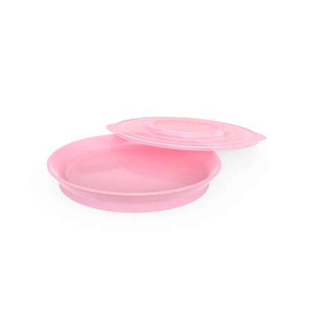 Тарелка Twistshake Пастельный розовый
