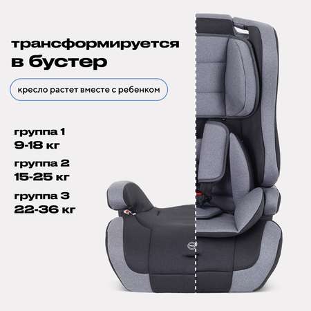 Автокресло Rant Basic Basic Black 1/2/3 (9-36 кг)