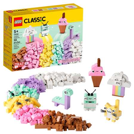 Конструктор Lego Classic LEGO детский Творческое пастельное веселье 11028