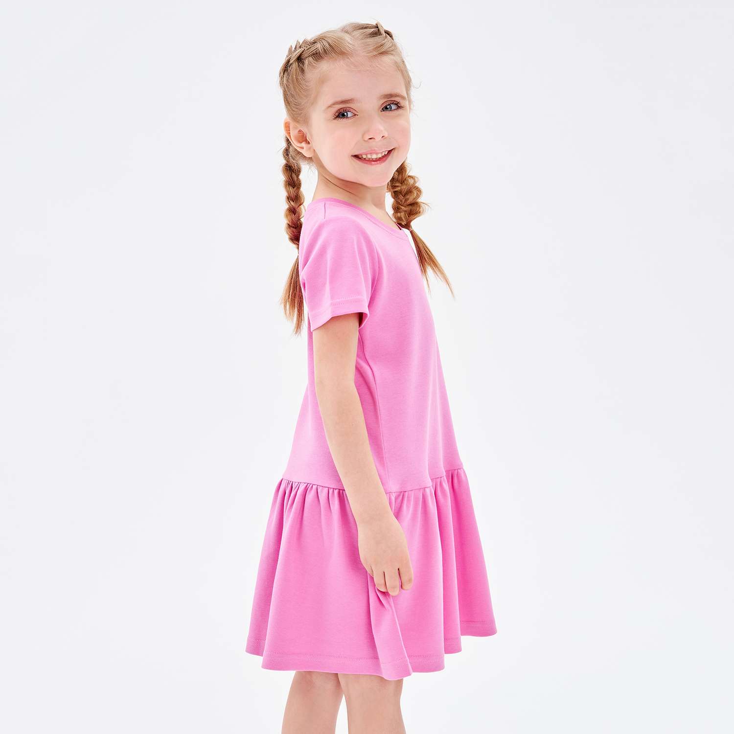 Платье Lucky Child 143-63/розовый/0-2 - фото 5
