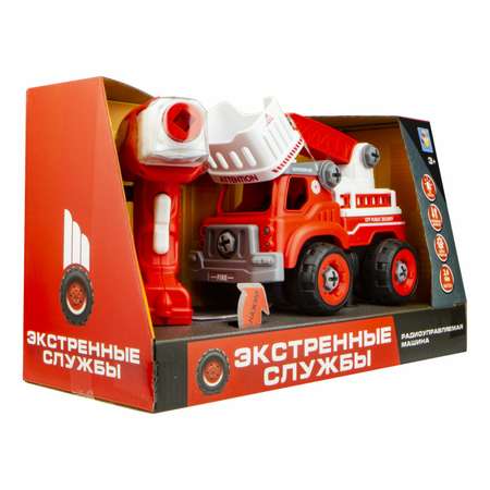 Игровой набор 1TOY Экстренные службы пожарный подъемник на радиоуправлении