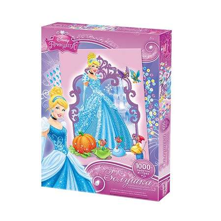 Картина из пайеток ORIGAMI Disney Princess с велюром