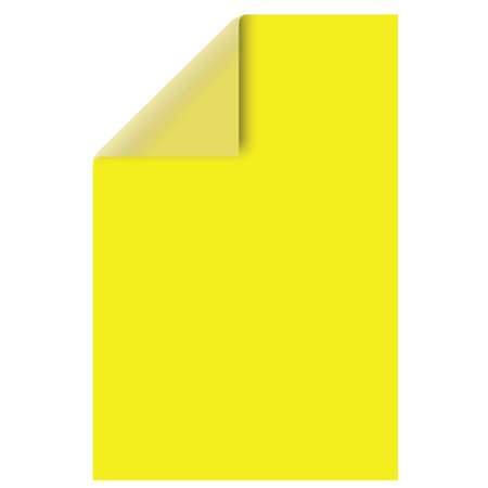 Картон цветной Brauberg А4 тонированный в массе 50 листов желтый