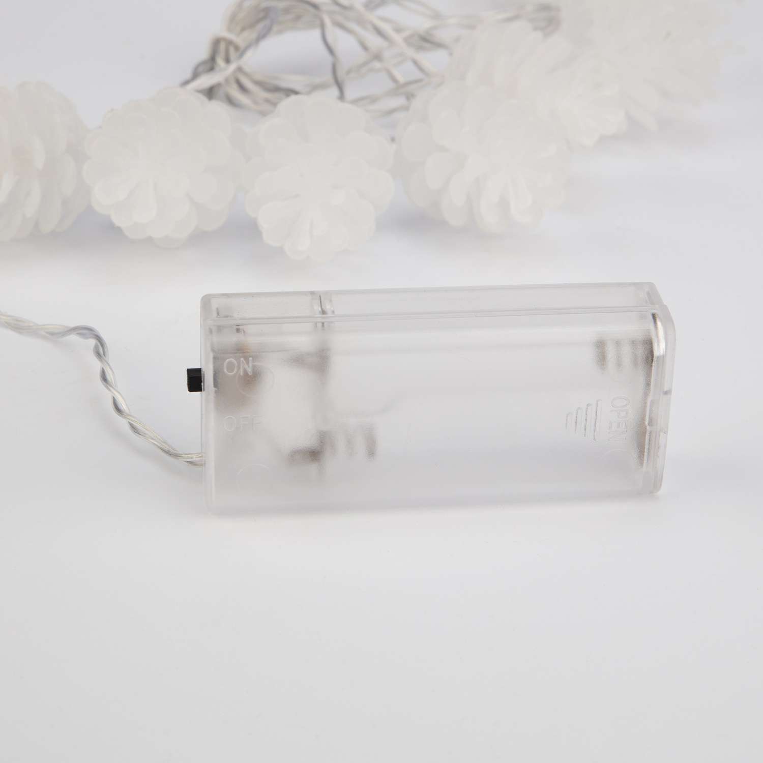 Светодиодная гирлянда NEON-NIGHT Шишки 1.5 м тепло-белое свечение - фото 7