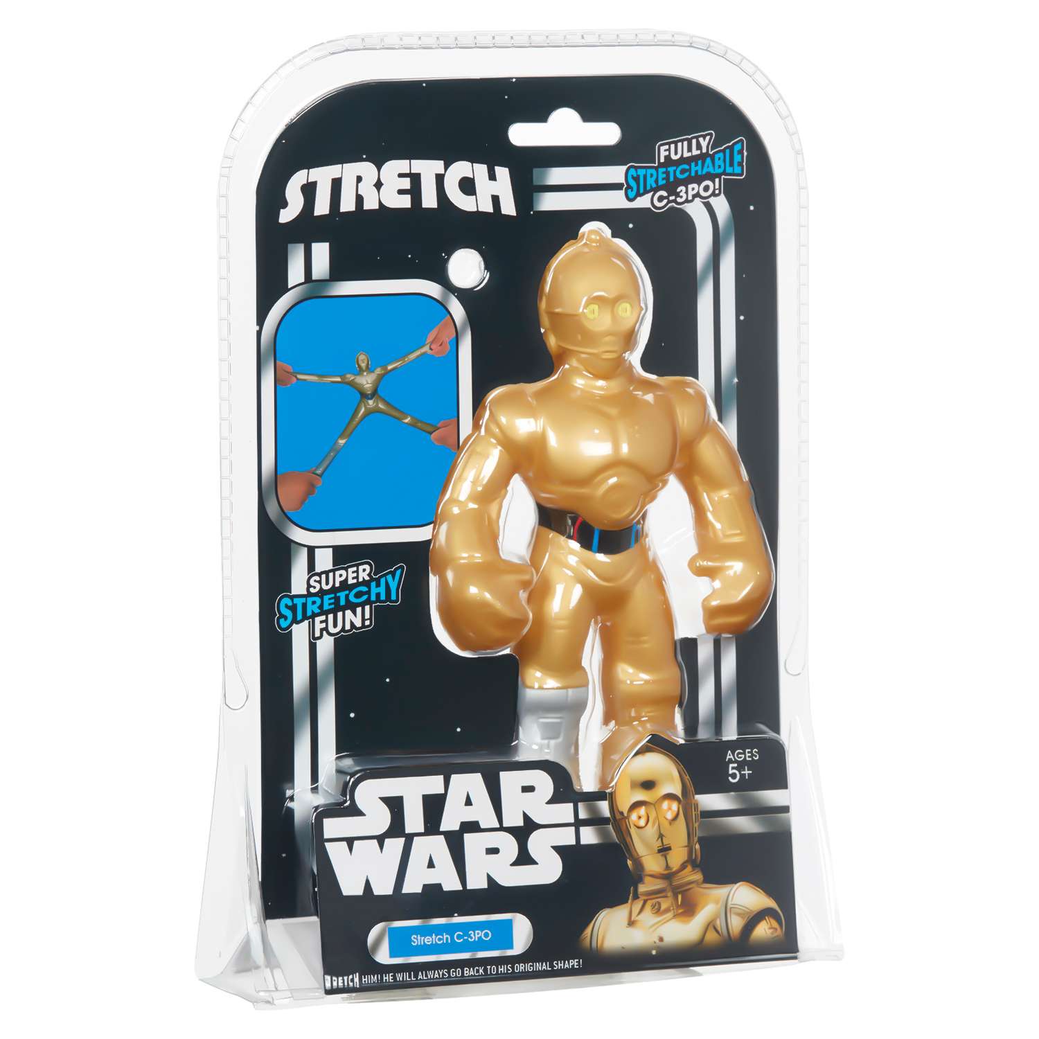 Фигурка Stretch Мини-Дроид C-3PO Си Трипио Звёздные Войны тянущаяся 41657 - фото 7