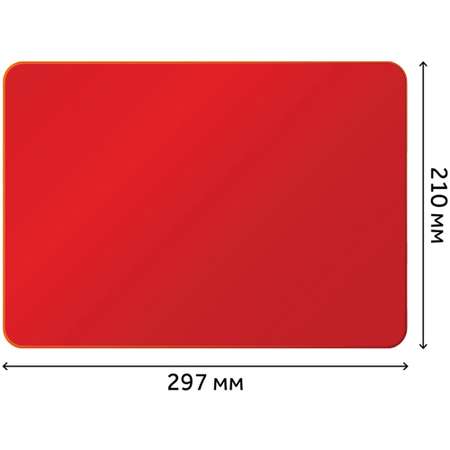 Доска для лепки Гамма А4 пластик красный