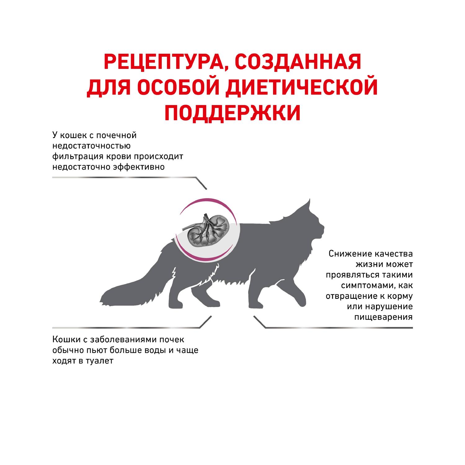 Корм для кошек ROYAL CANIN Renal RF23 лечение заболеваний почек 2кг