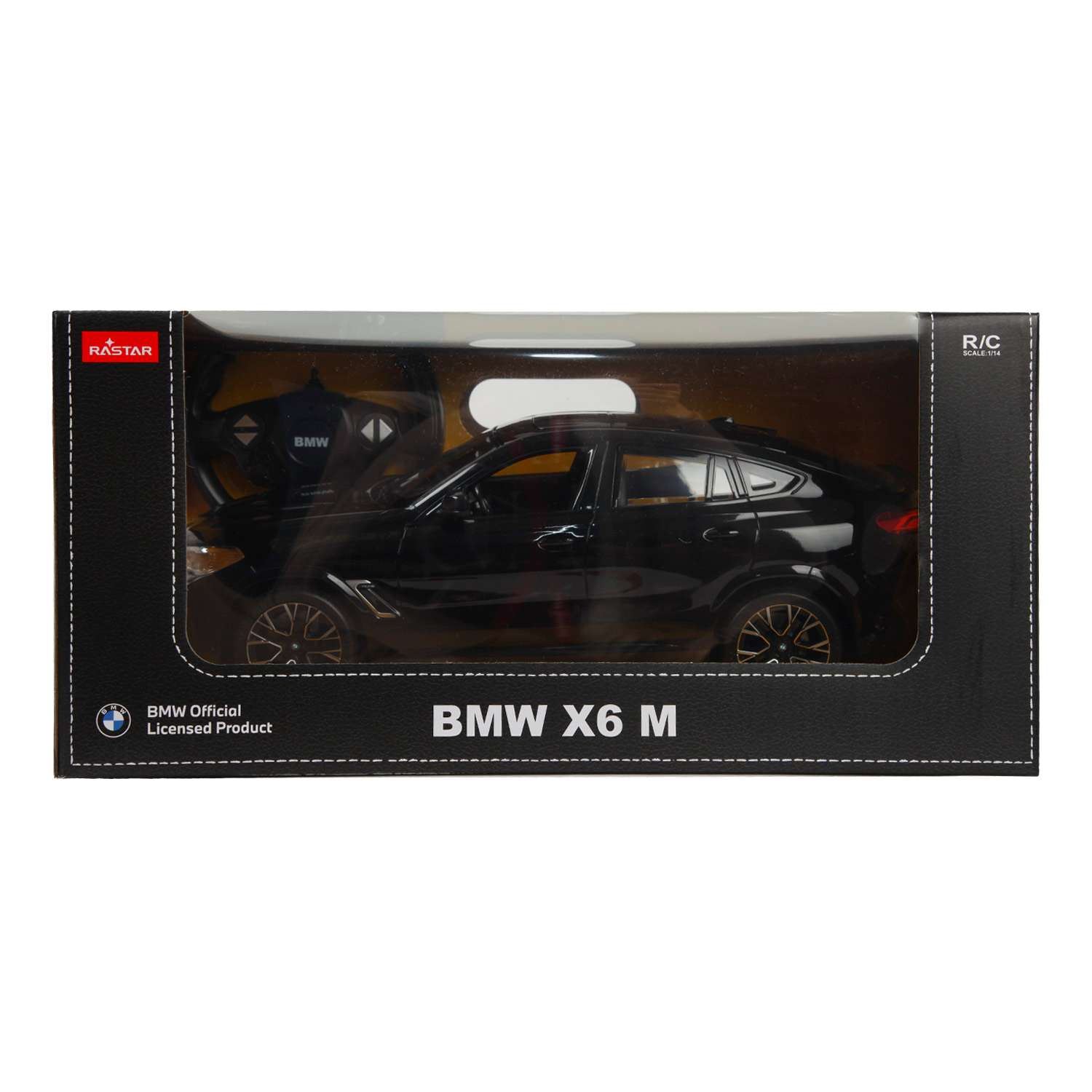 Машина Р/У Rastar 1:14 BMW X6 M Черная 99200 - фото 3