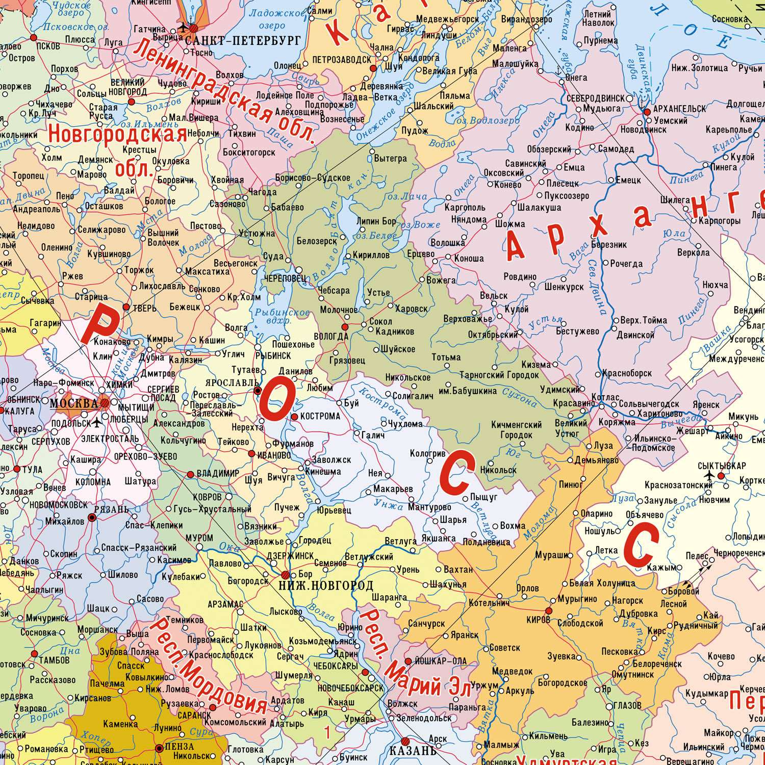 Карта России РУЗ Ко Российская Федерация - фото 2