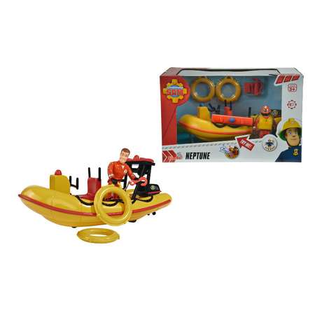 Игрушка Fireman Sam Лодка спасателей с аксессуарами+фигурка Пожарный Сэм 9251660
