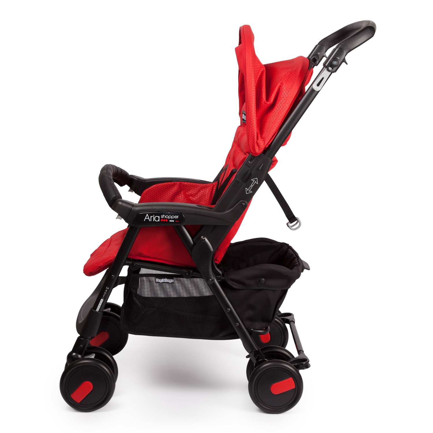 Прогулочная коляска Peg-Perego Aria Shopper Mod Red - фото 7