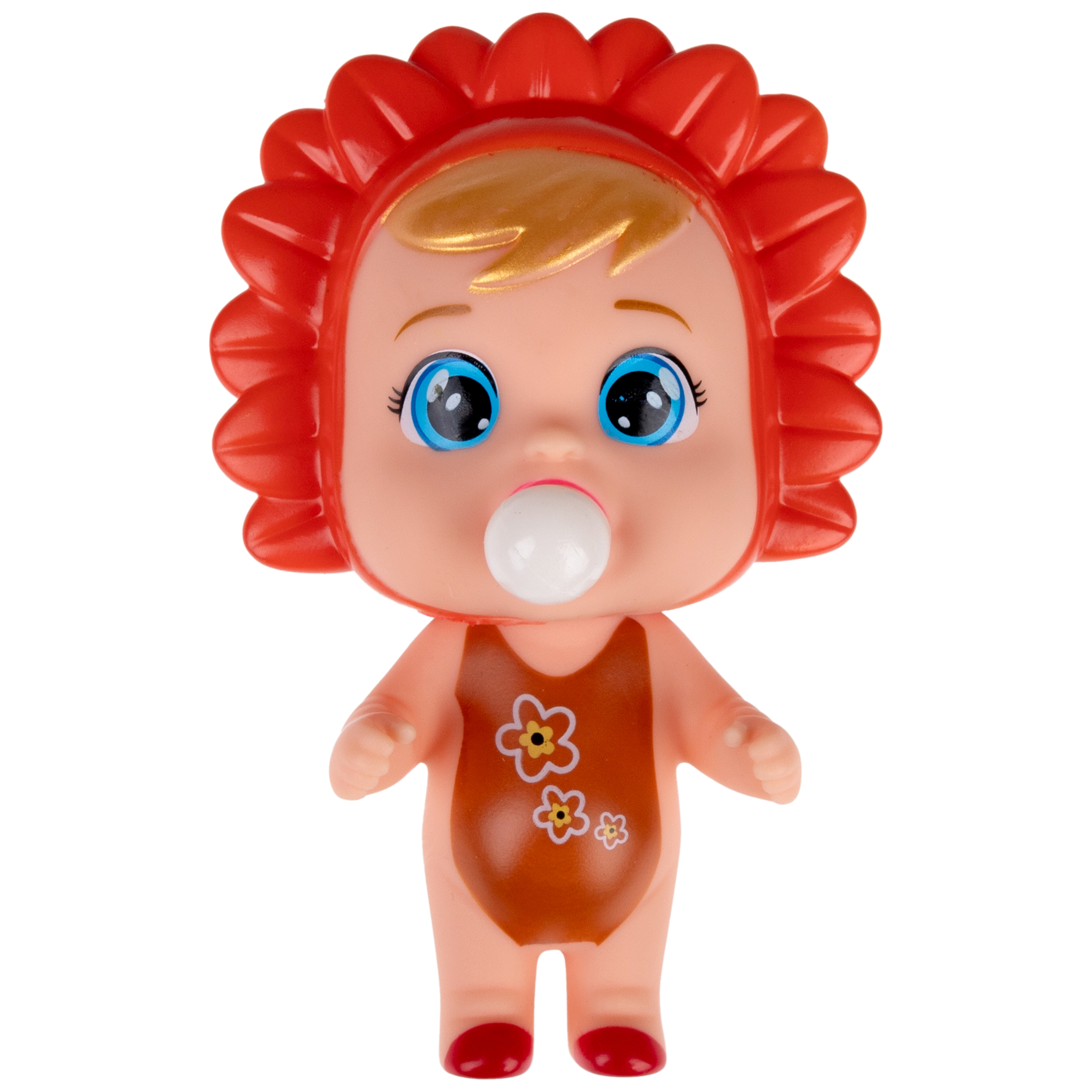 Игрушка-антистресс тянучка 1TOY Bubble Gum Кукла красный - фото 2