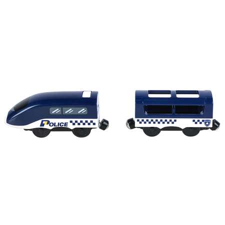 Поезд игрушка Givito Полицейский участок 2 предмета на батарейках G212-029