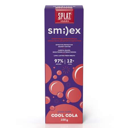 Зубная паста Splat Smilex Cool Cola 100г с 12лет