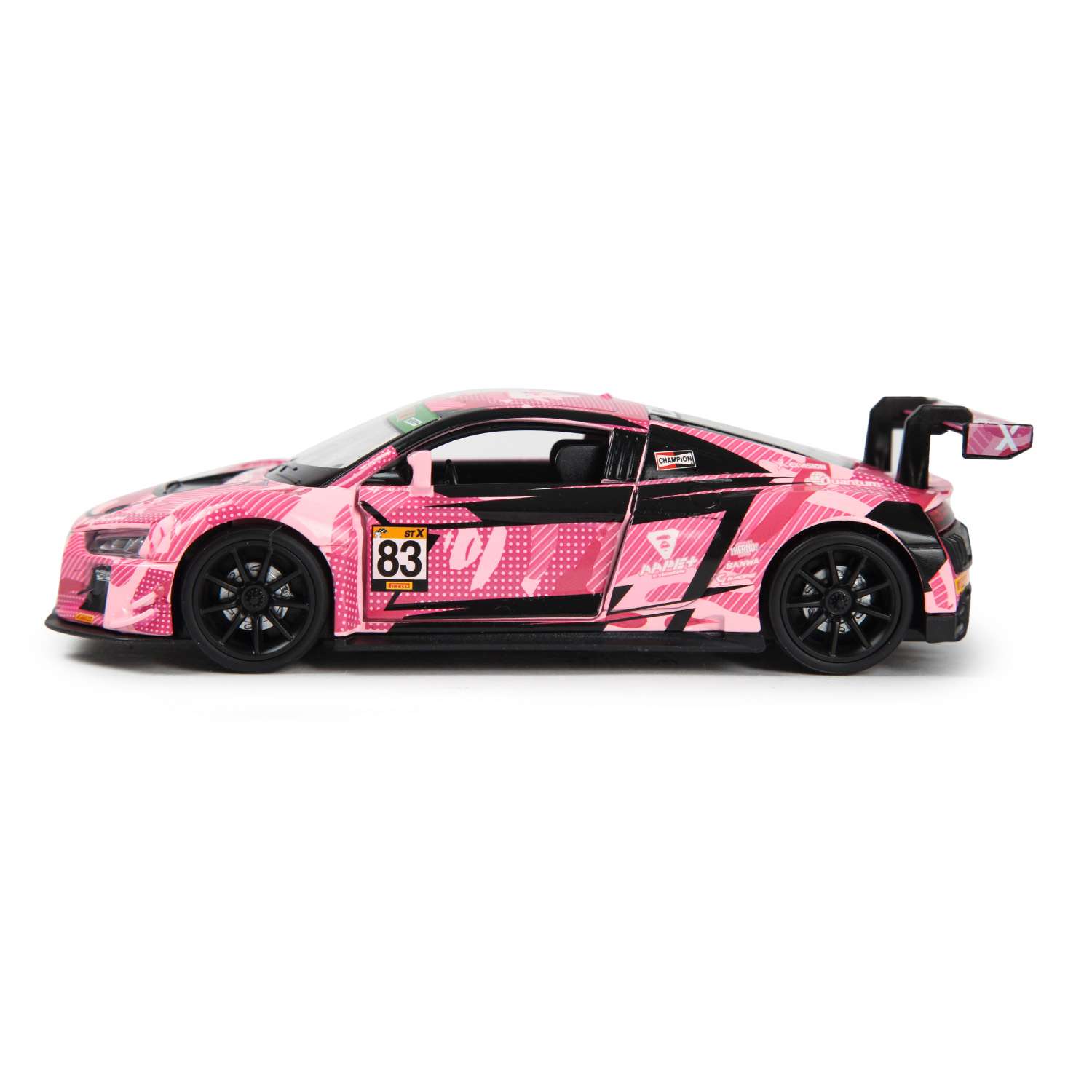 Машинка Mobicaro 1:32 Audi Macau Grand Prix 2020 Evisu Pink DTM 664992(I) 664992(I) - фото 4