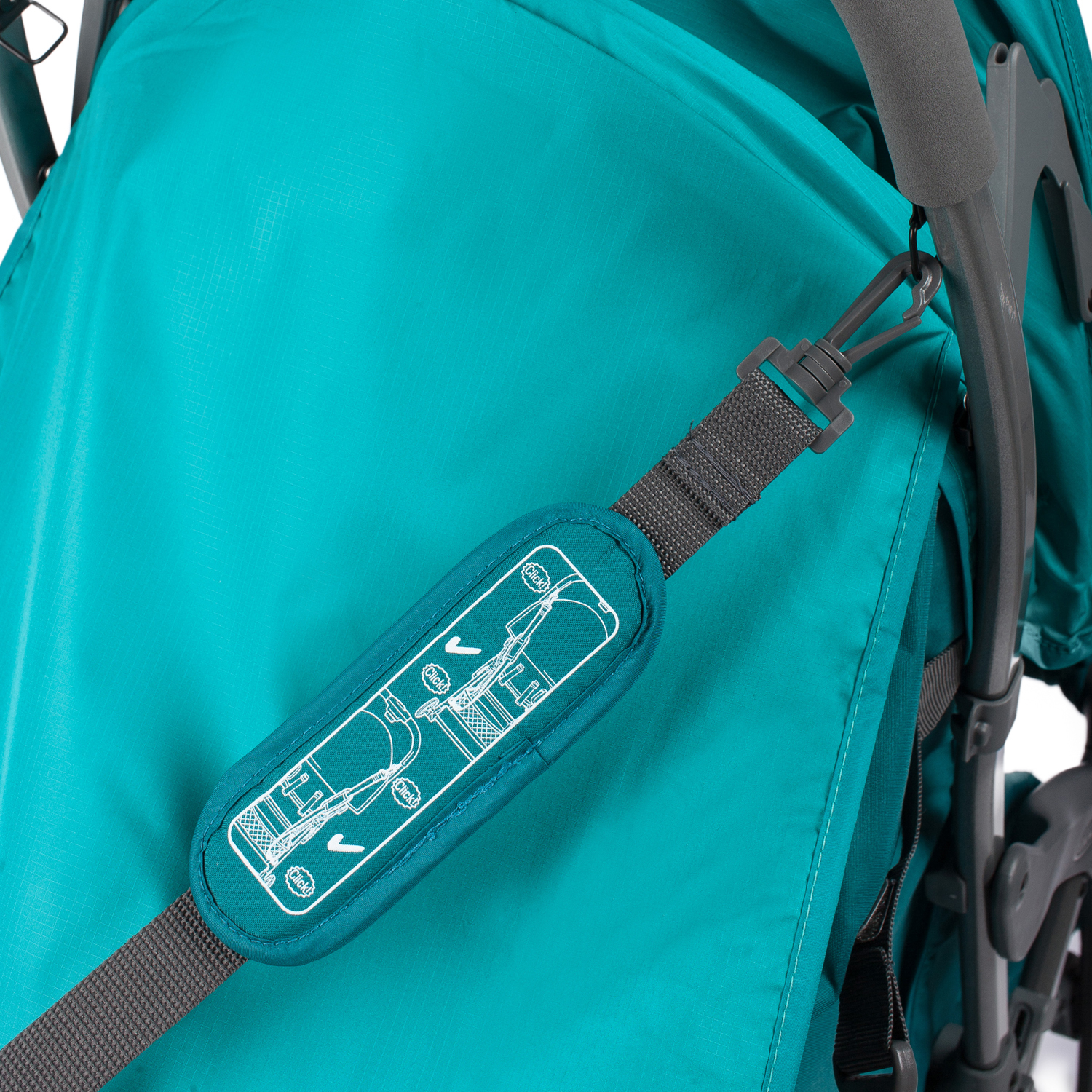 Коляска Graco Featherweight Deep Teal - фото 17