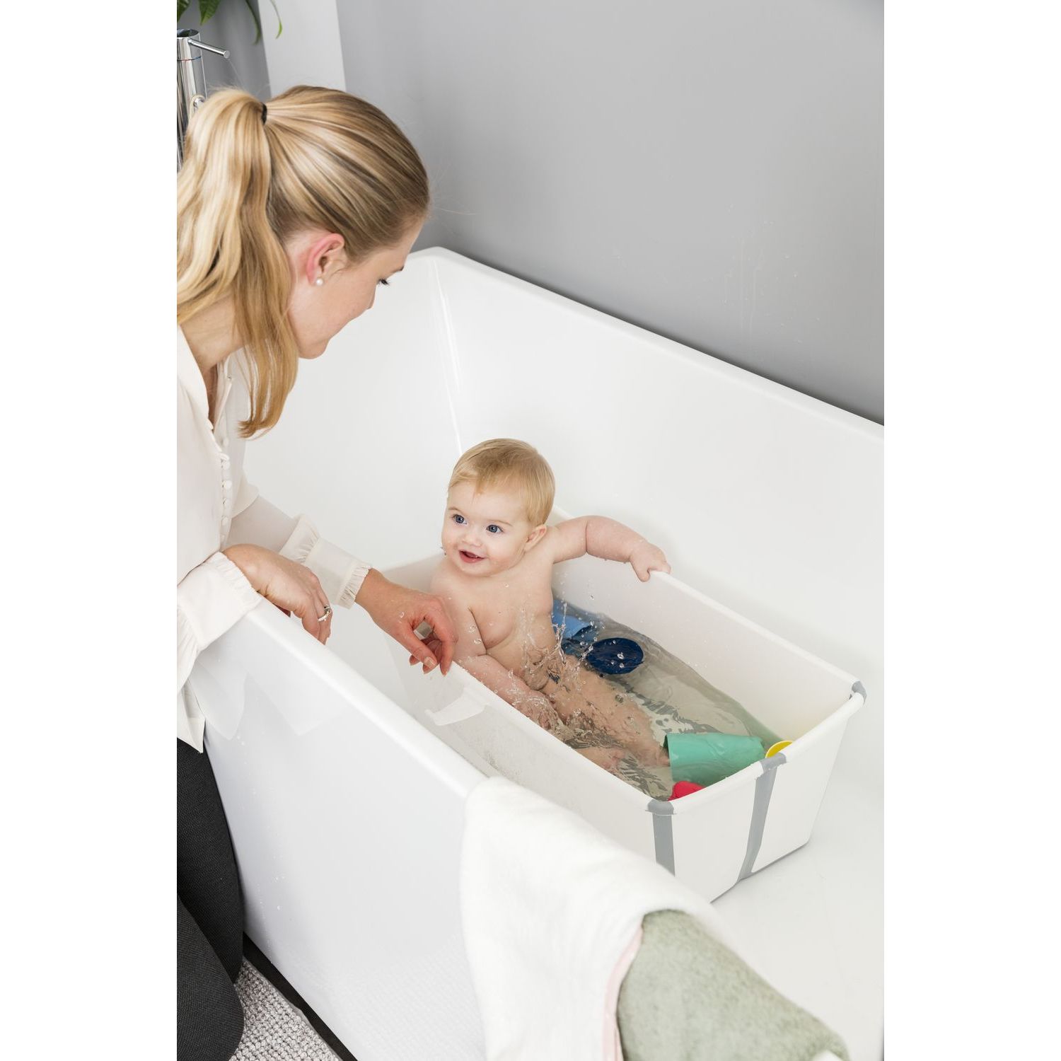 Ванночка Stokke Flexi Bath складная Белый - фото 15