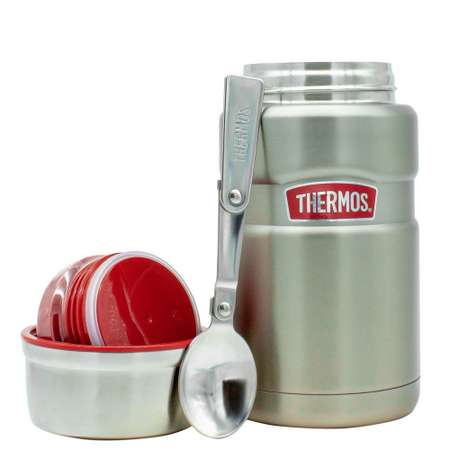 Термос для еды и напитков THERMOS 0.71 л нержавеющая сталь MT-57 Red line