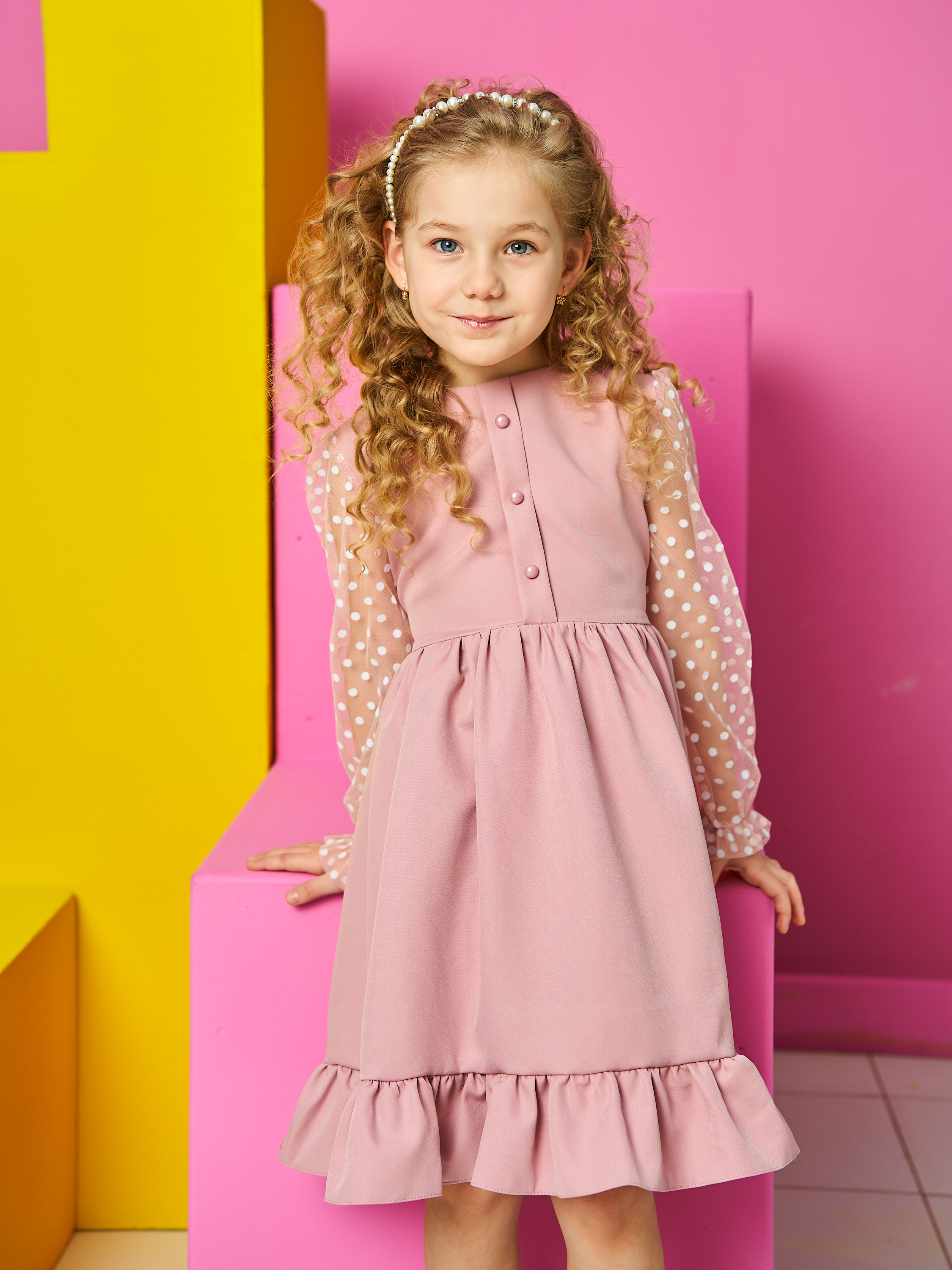 Платье Sofisha kids Plat.barbie-pudra - фото 13