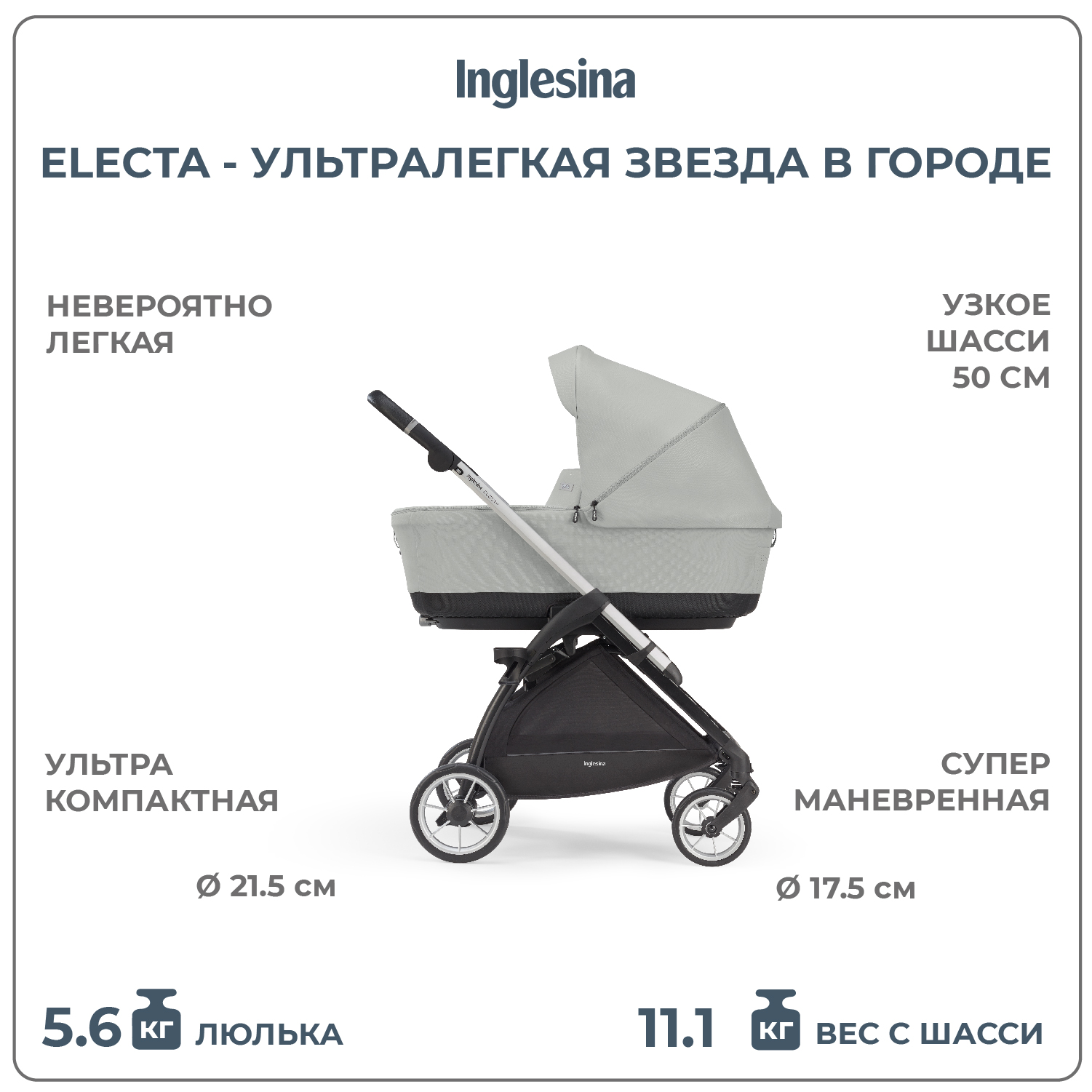 Коляска 3в1 Inglesina Electa - фото 3