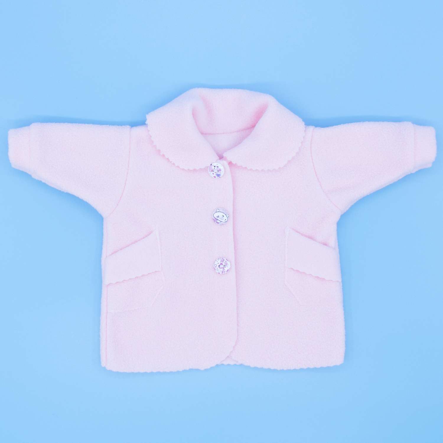 Пальто Модница для пупса 43-48 см 6119 бледно-розовый 6119бледно-розовый - фото 10