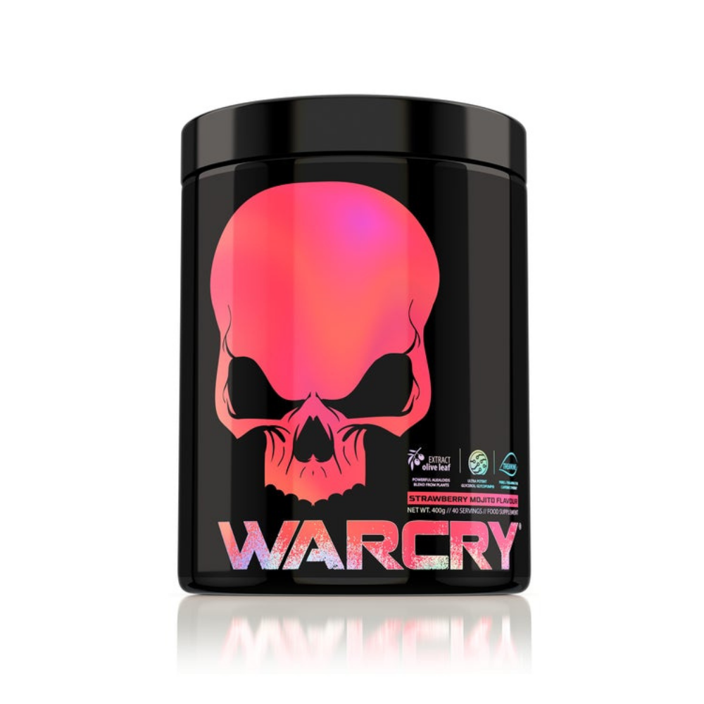 Предтренировочный комплекс Genius Nutrition Warcry 400 г клубничный мохито - фото 1