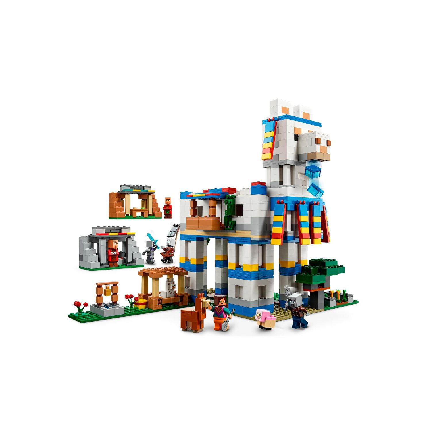 Конструктор LEGO Minecraft The Llama Village 21188 купить по цене 15999 ₽ в  интернет-магазине Детский мир