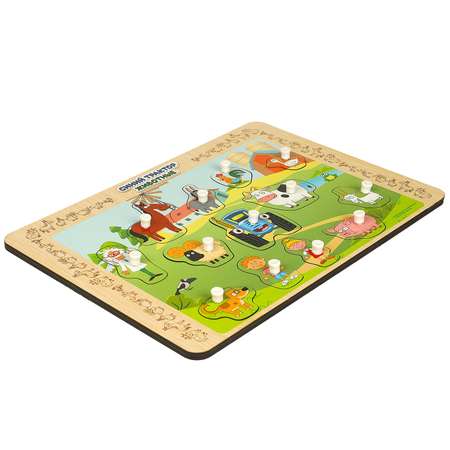 Игрушка Буратино рамка-вкладыш