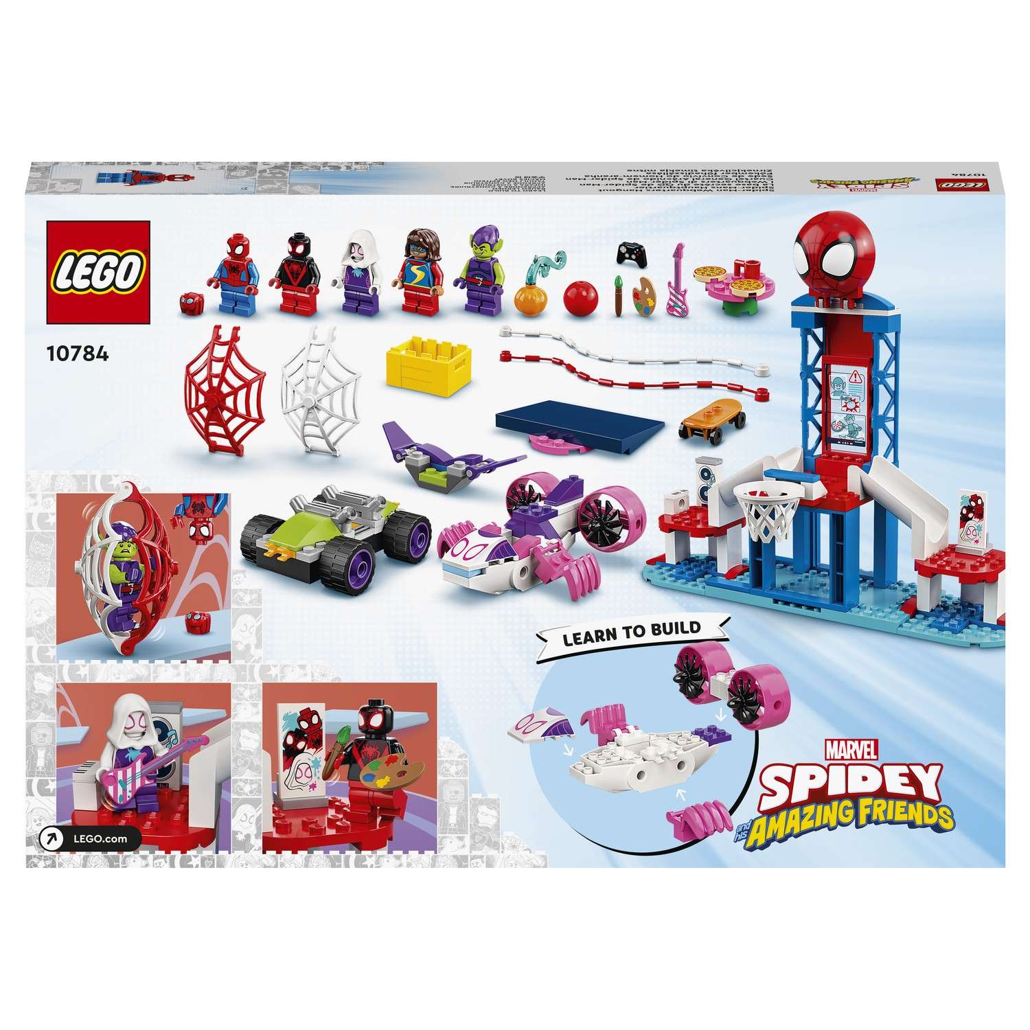 Конструктор LEGO Spidey Вечеринка в штабе Человека Паука 10784 - фото 3