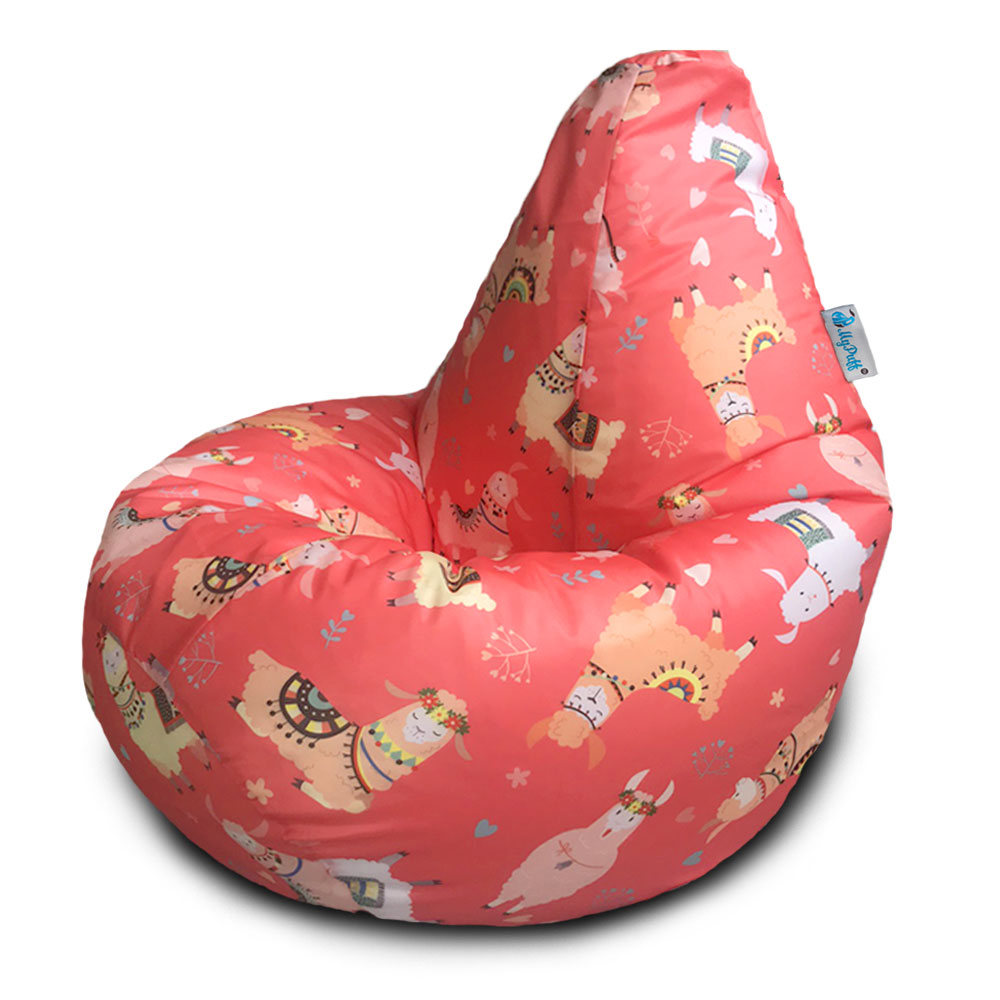 Кресло-мешок груша Bean Joy размер XXL оксфорд принт - фото 1