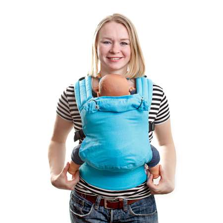 Эрго-рюкзак SlingMe Комфорт с 4 месяцев без намотки от 7 до 20 кг Аква