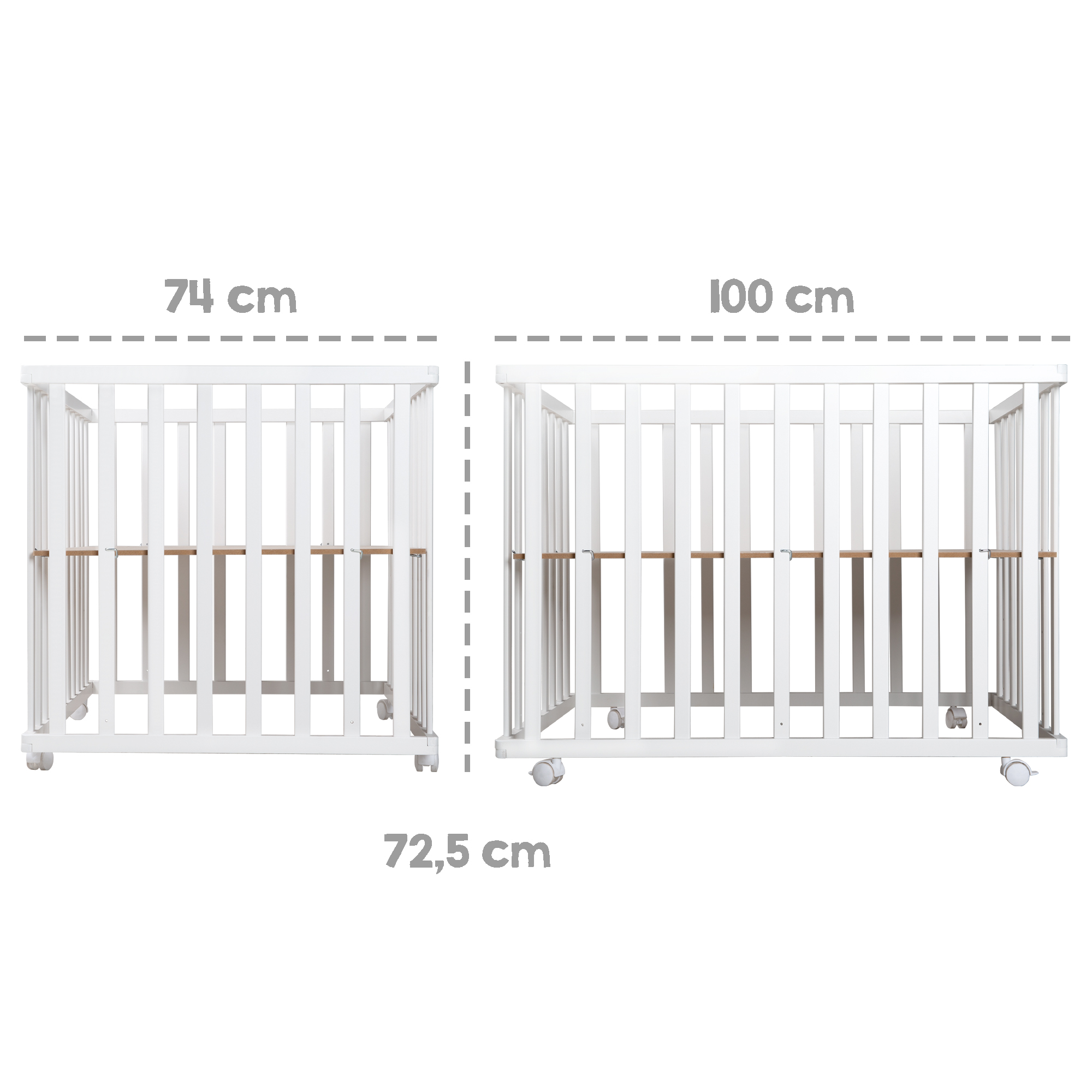 Манеж детский Roba Foldable playpen деревянный складной 202703TP - фото 17