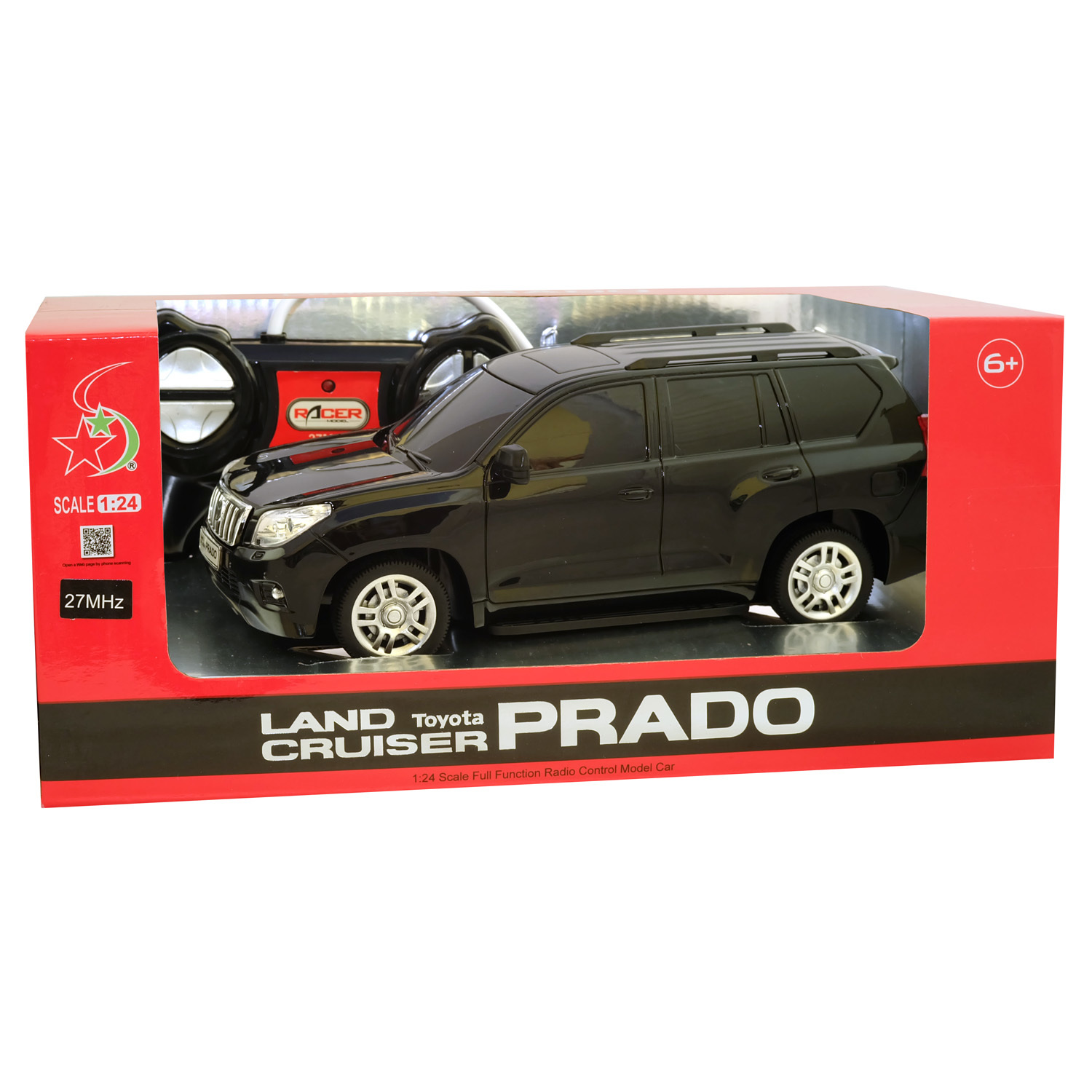 Машина HK Industries РУ 1:24 Toyota Land Cruiser Prado 1055 купить по цене  299 ₽ в интернет-магазине Детский мир