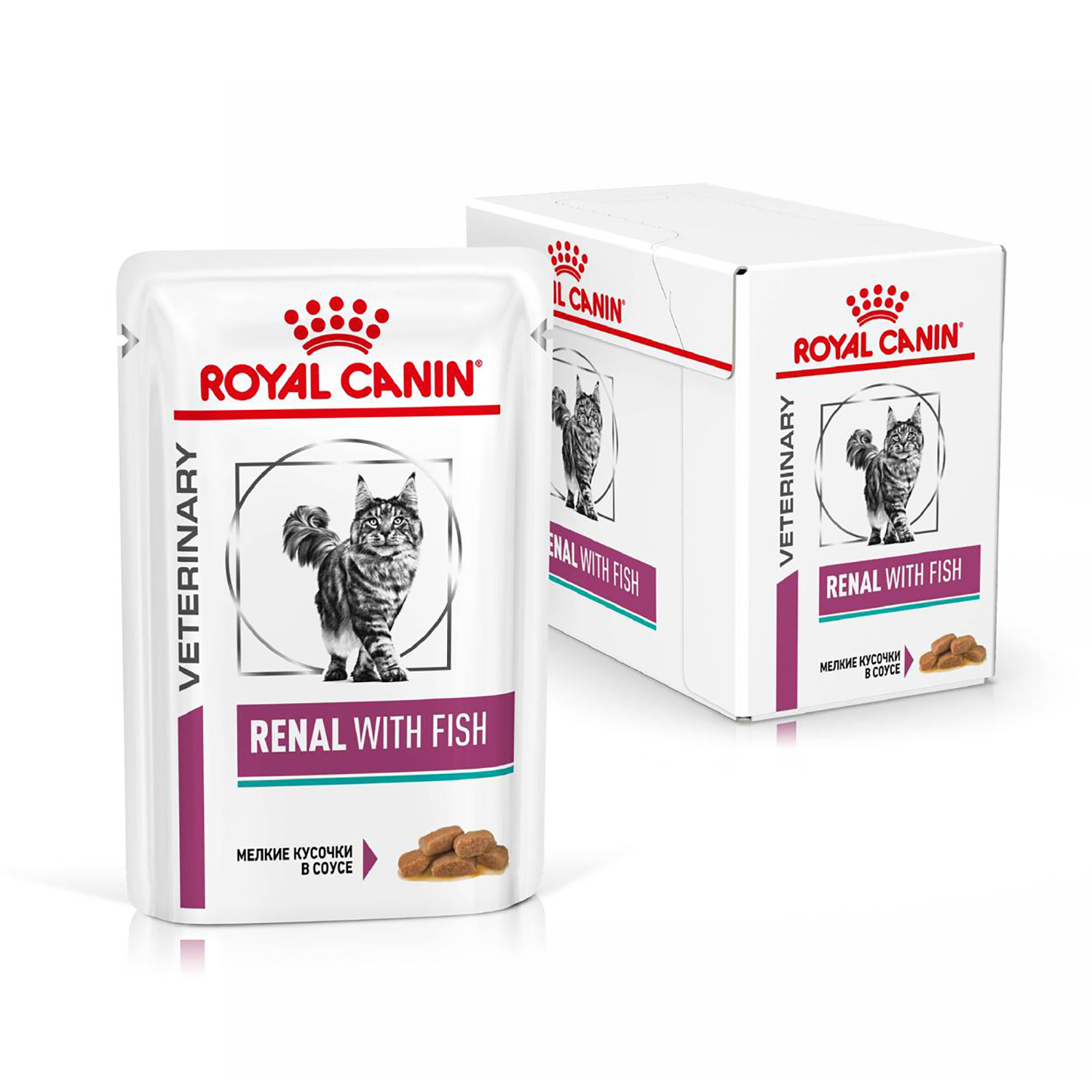 Корм для кошек ROYAL CANIN Renal при лечении почек с рыбой консервированный  0,085 кг