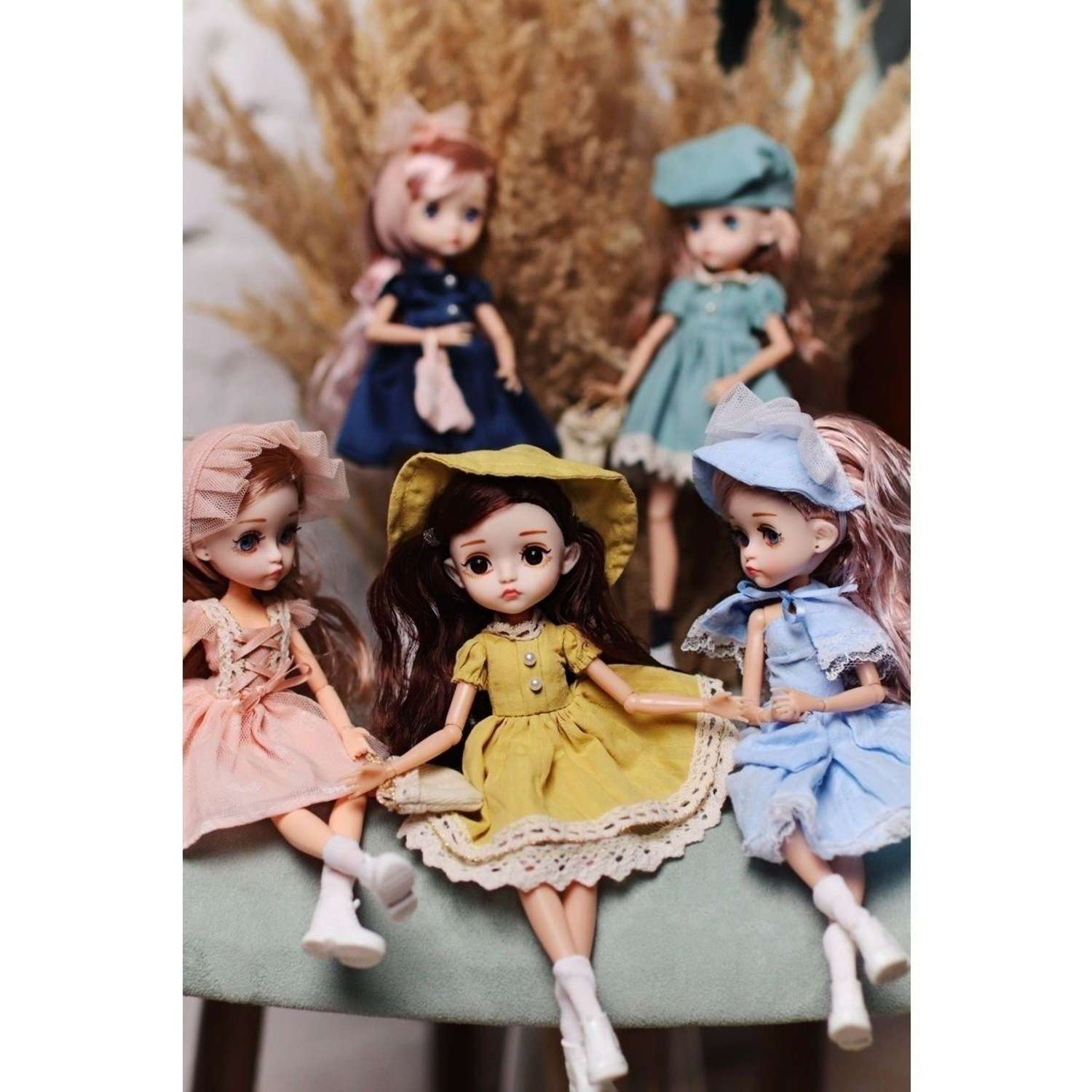 Кукла шарнирная 26 см Soul Sister с набором аксессуаров и одежды в подарочной коробке YW-DOLL26-05/розовый - фото 6