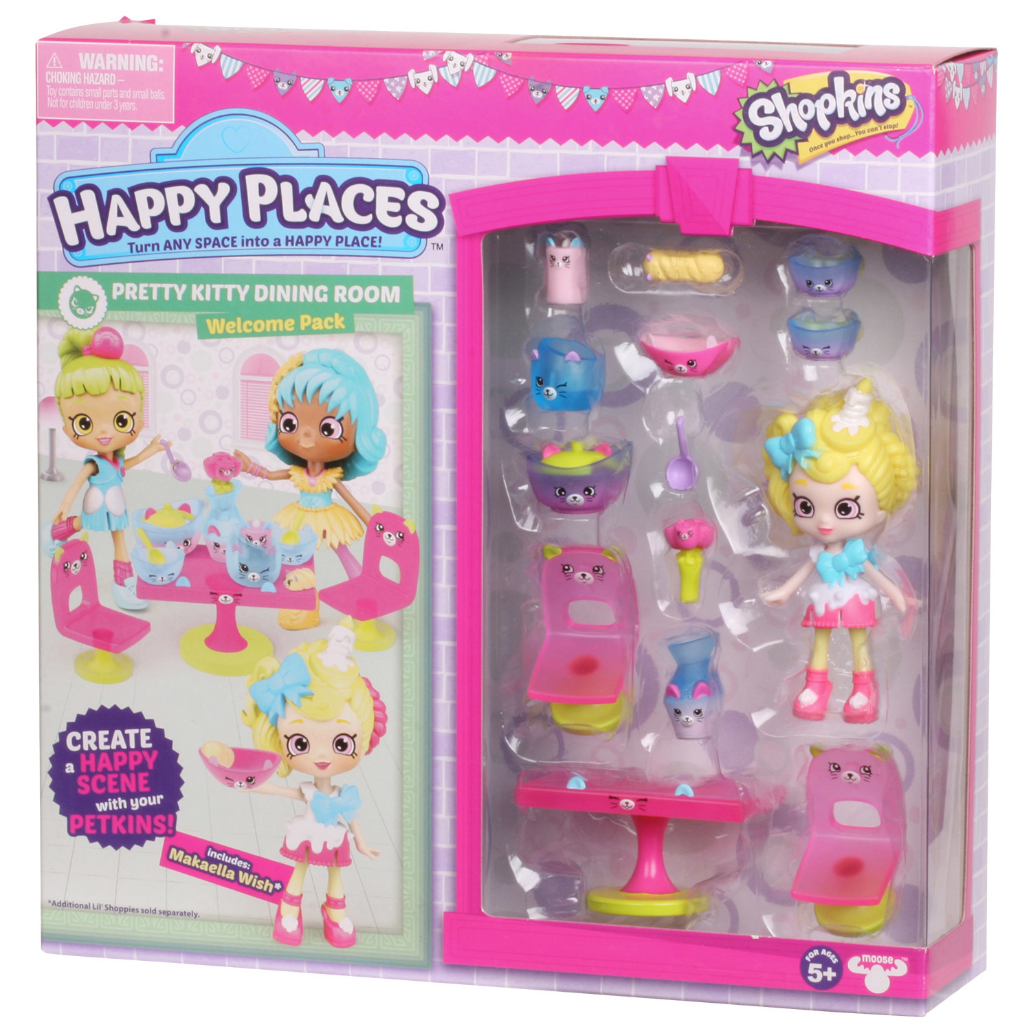 Набор Happy Places Shopkins Новоселье Прелестная кухня с котятами 56470 - фото 5