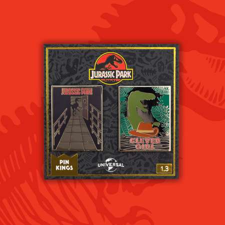 Набор значков Jurassic Park Парк юрского периода 2 шт
