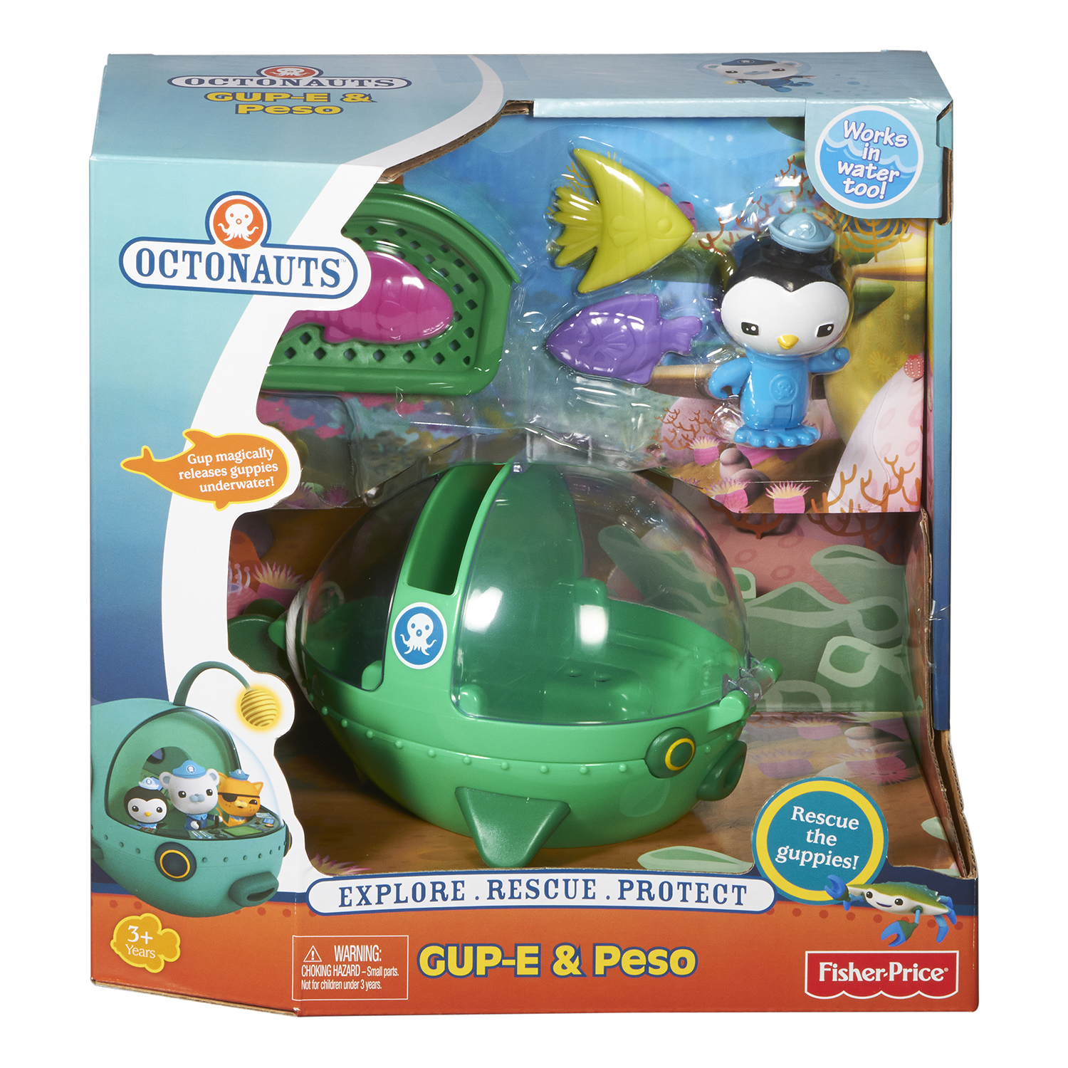 Набор Octonauts Песо и подводная лодка Gup-E Y1961 - фото 2