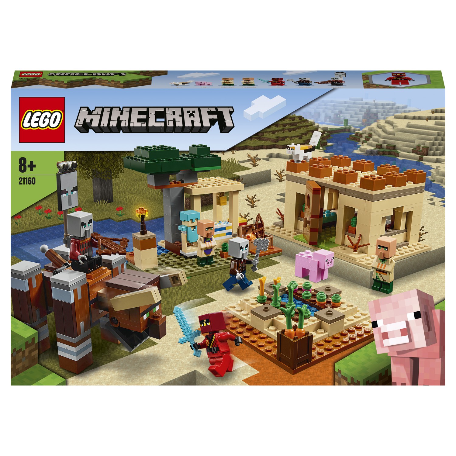 Конструктор LEGO Minecraft Патруль разбойников 21160 купить по цене 4299 ₽  в интернет-магазине Детский мир