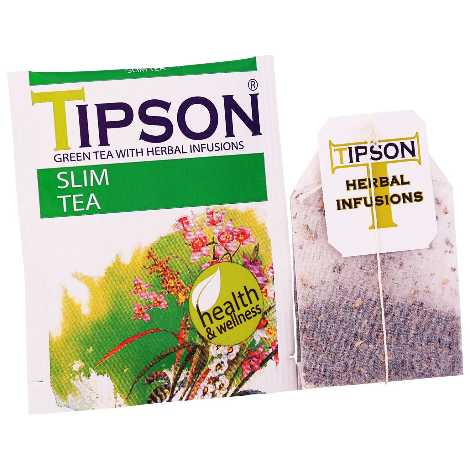 Чай зеленый Tipson На здоровье Slim tea 25 саше - фото 2