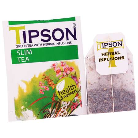 Чай зеленый Tipson На здоровье Slim tea 25 саше