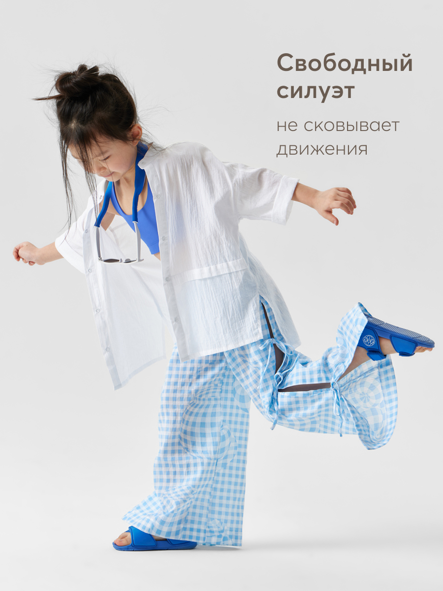 Брюки HAPPY BABY 88191_light-blue - фото 6