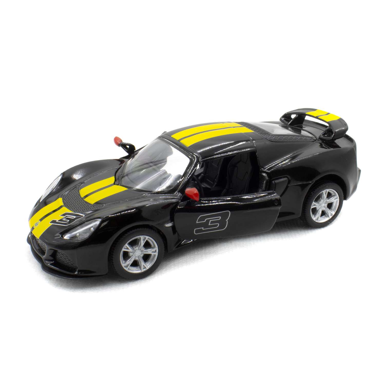 Модель автомобиля KINSMART Спортивная машина черная АМ019/2 - фото 2