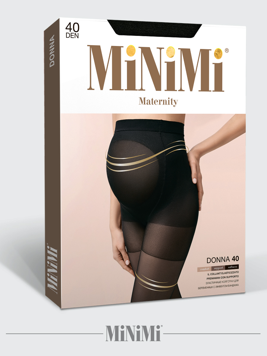 Колготки для беременных MiNiMi Mini DONNA 40 Nero - фото 10