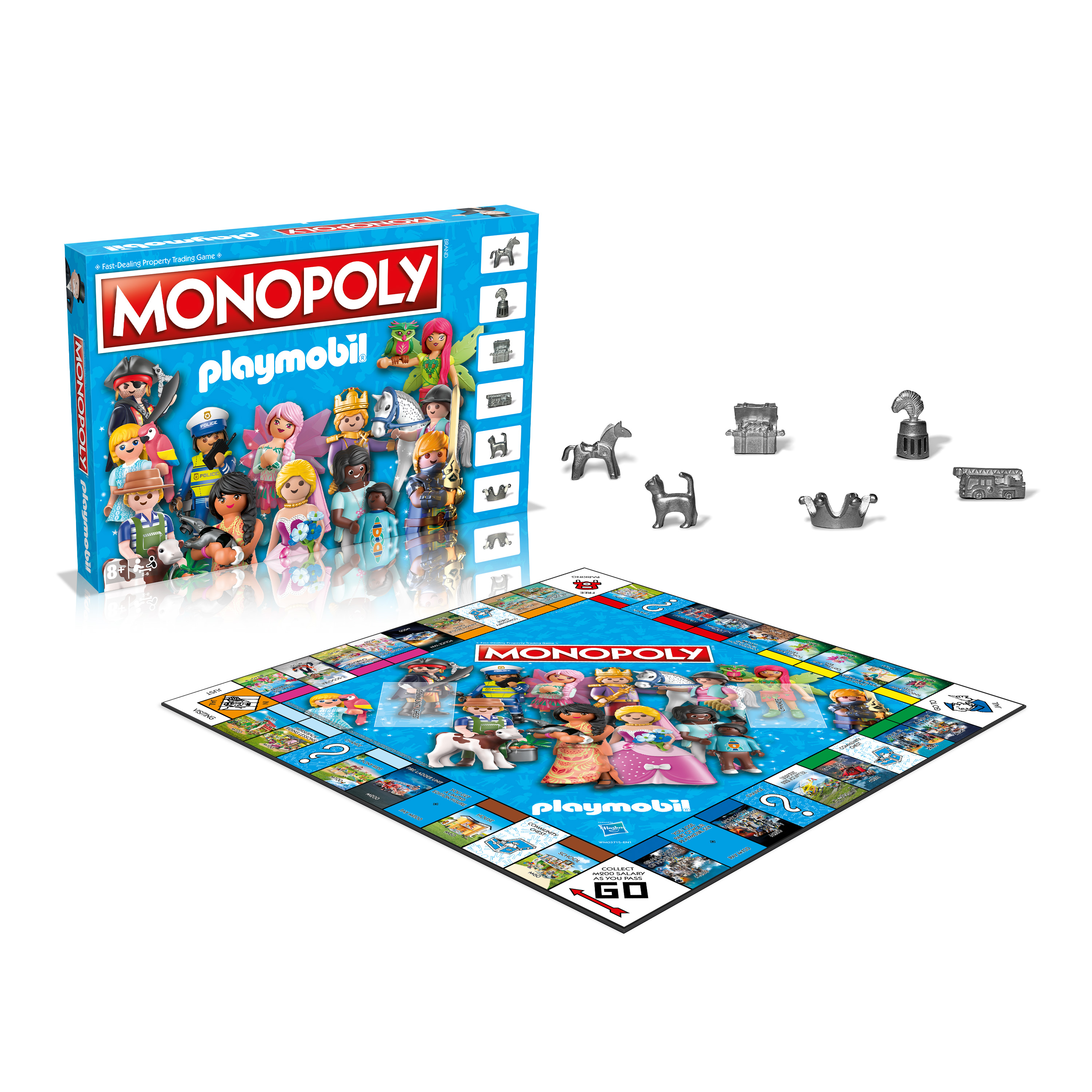 Настольная игра Winning Moves Монополия Playmobil на английском языке - фото 6