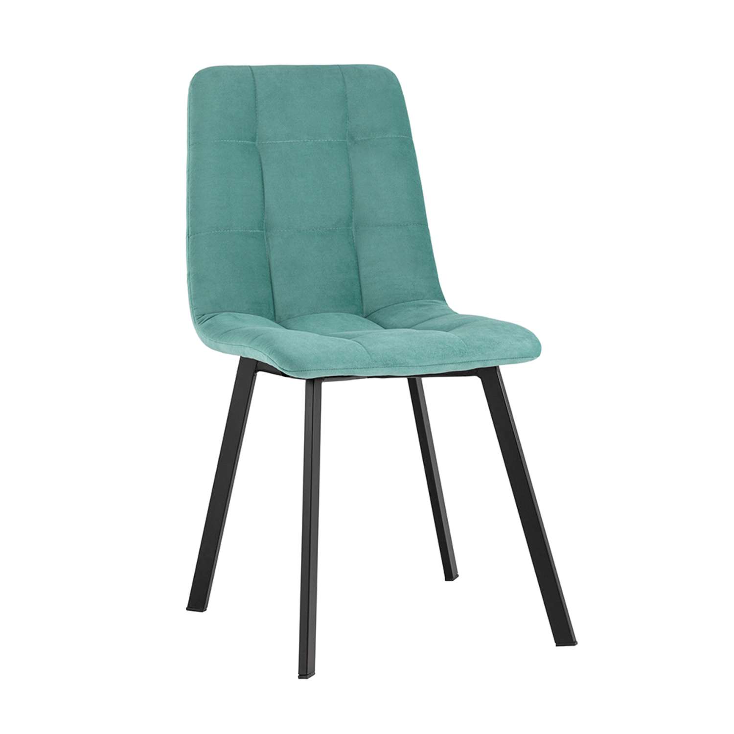 Комплект стульев Фабрикант 2 шт Oliver Square велюр мятный - фото 2