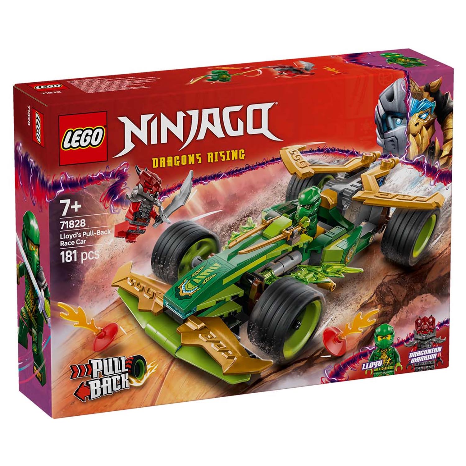 Конструктор детский LEGO Ninjago Гоночный автомобиль Ллойда - фото 6