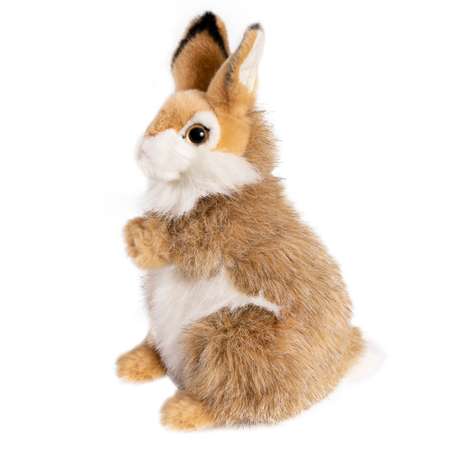 Реалистичная мягкая игрушка Hansa Коричневый кролик 24 см