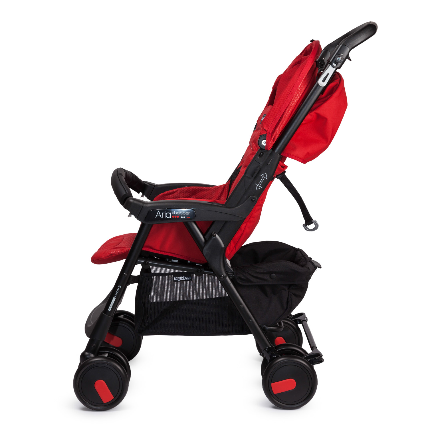 Прогулочная коляска Peg-Perego Aria Shopper Mod Red без чехла - фото 5